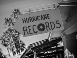 Hurricane Records sign. Photo courtesy of J. Martin Harris photography.