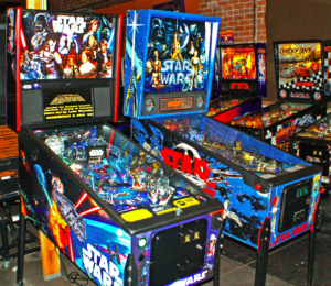 The new Star Wars pinball machine at D&D Pinball. Photo courtesy of D&D Pinball.